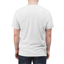 Load image into Gallery viewer, TKPB *BIG BOX* &quot;WHITE &amp; BLACK&quot; White Tee Unisex AOP Cut &amp; Sew Tee
