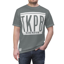 Load image into Gallery viewer, TKPB *BIG BOX* &quot;GREY &amp; WHITE&quot; Grey Tee Unisex AOP Cut &amp; Sew Tee
