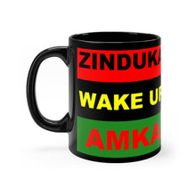 Load image into Gallery viewer, &quot;WAKE UP&quot; Black mug 11oz

