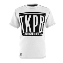 Load image into Gallery viewer, TKPB *BIG BOX* &quot;WHITE &amp; BLACK&quot; White Tee Unisex AOP Cut &amp; Sew Tee
