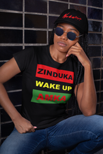 Load image into Gallery viewer, &quot;WAKE UP&quot; *NUBASTYLE* Unisex Jersey Short Sleeve Tee  - SKU: 2583104869
